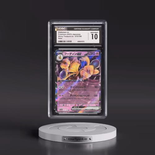 2023 Shiny Treasure ex #075/190 Alakazam ex - Holo (CGC 10 GEM MINT)