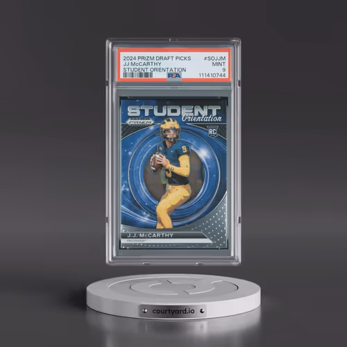2024 Panini Prizm Draft Picks Student Orientation #SOJJM JJ McCarthy (PSA 9 MINT)