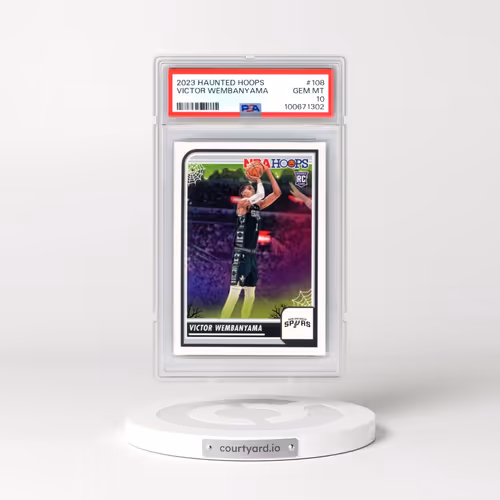 2023 Panini Haunted Hoops #108 Victor Wembanyama (PSA 10 GEM MINT)