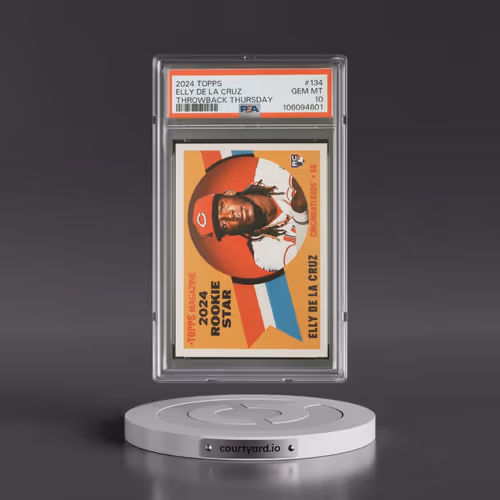 2024 Topps Throwback Thursday #134 Elly de La Cruz (PSA 10 GEM MINT)