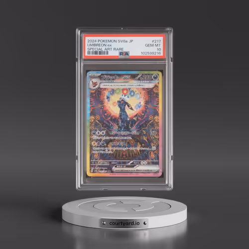 2024 Pokémon Sv8a-Terastal Fest EX #217 Umbreon EX - Holo Special Art Rare (PSA 10 GEM MINT)