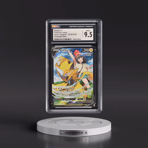 2022 Silver Tempest #TG16/TG30 Zeraora V - Trainer Gallery Holo (CGC 9.5 MINT+)