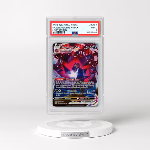 2022 Pokémon Sword & Shield Lost Origin #TG22 Eternatus Vmax - Full Art (PSA 9 MINT)