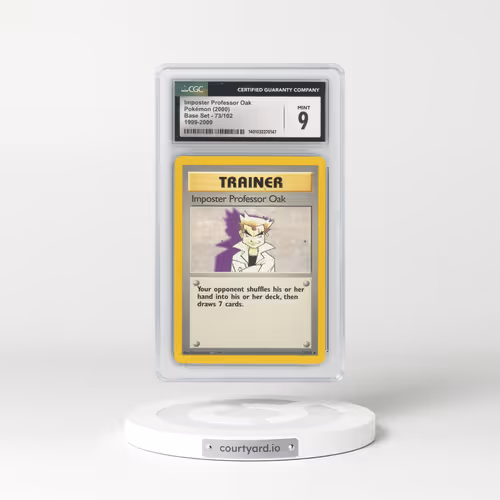 1999 Base Set #73/102 Imposter Professor Oak - 1999-2000 (CGC 9 MINT)