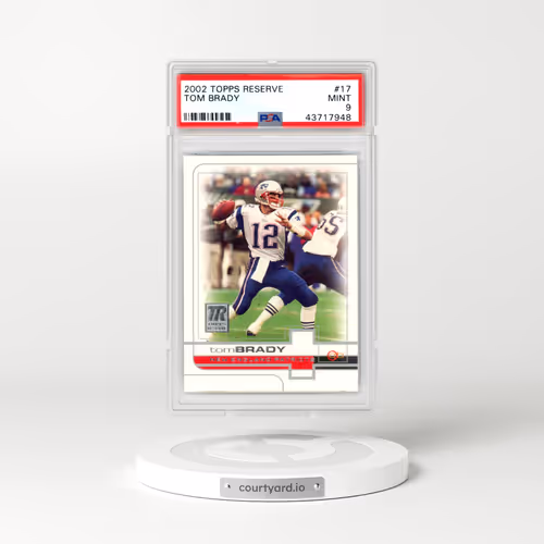 2002 Topps Reserve #17 Tom Brady (PSA 9 MINT)