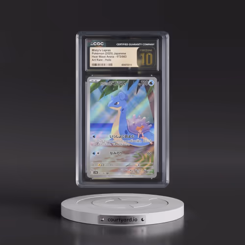 2025 Pokémon Sv9a-Heat Wave Arena #072 Misty's Lapras - Art Rare (CGC 10 PRISTINE)