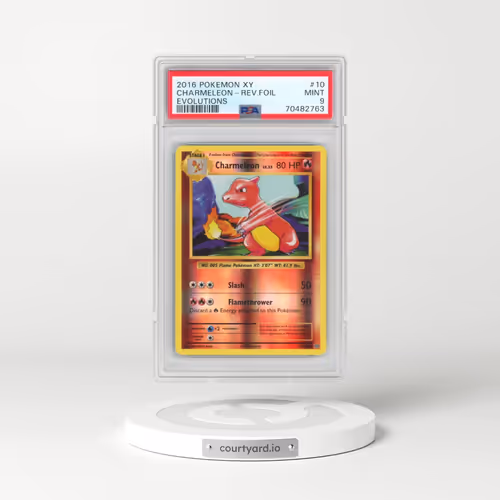 2016 Pokémon XY Evolutions #10 Charmeleon - Reverse Foil (PSA 9 MINT)
