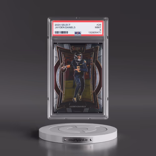 2024 Panini Select #26 Jayden Daniels (PSA 9 MINT)