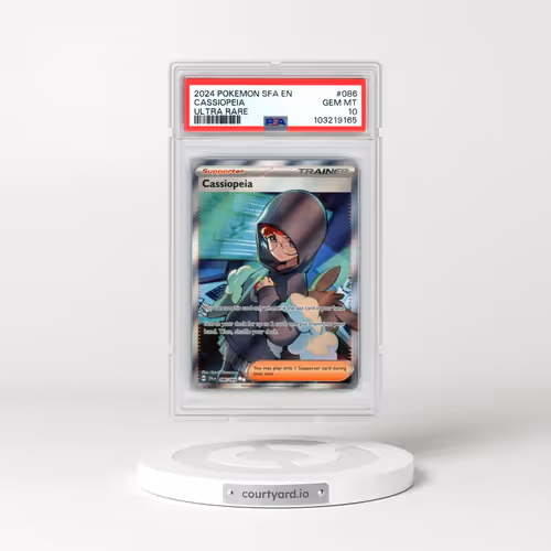 2024 Pokémon Sfa EN-Shrouded Fable #086 Cassiopeia - Ultra Rare (PSA 10 GEM MINT)