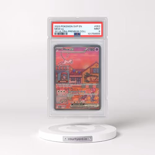 2023 Pokémon Svp EN-SV Black Star Promo #053 Mew EX - Holo 151 Ultra-Premium Collection (PSA 9 MINT)
