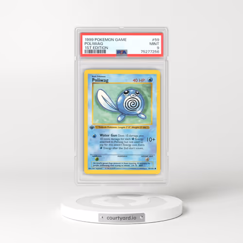 1999 Base Set #59 Poliwag - 1st Edition (PSA 9 MINT)