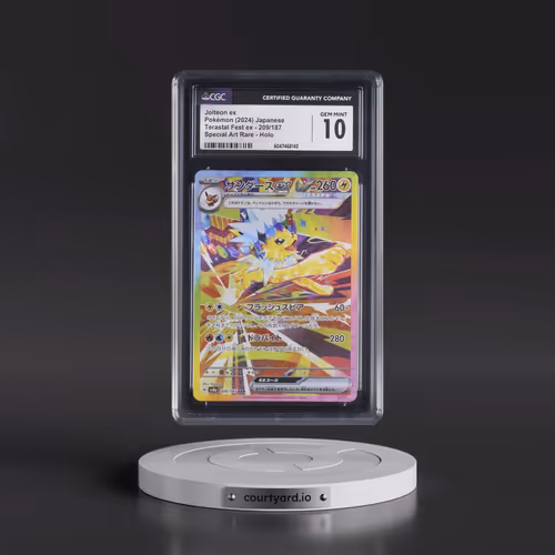 2024 Pokémon Sv8a-Terastal Fest EX #209 Jolteon EX - Holo Special Art Rare (CGC 10 GEM MINT)
