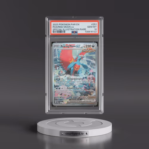 2023 Pokémon Par EN-Paradox Rift #251 Roaring Moon EX - Holo Special Illustration Rare (PSA 10 GEM M