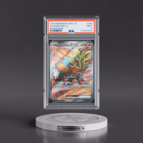 2024 Pokémon Sv5k-Wild Force #085 Gouging Fire EX - Holo Super Rare (PSA 9 MINT)