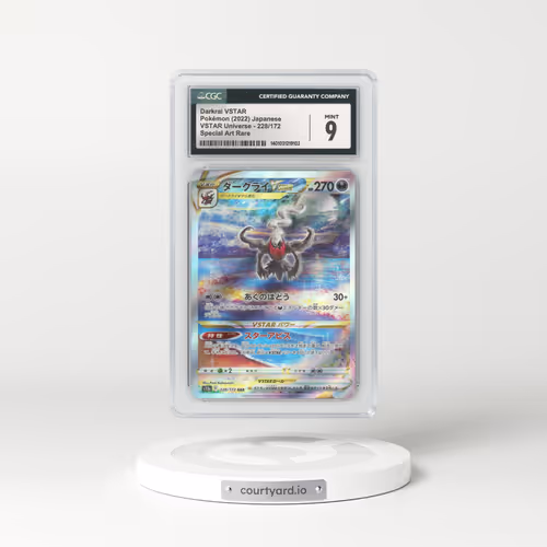 2022 Japanese VSTAR Universe #228 Darkrai VSTAR - Full Art Holo (CGC 9 MINT)