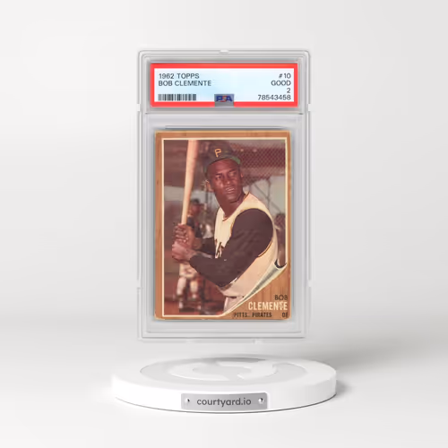 1962 Topps #10 Bob Clemente (PSA 2 GOOD)