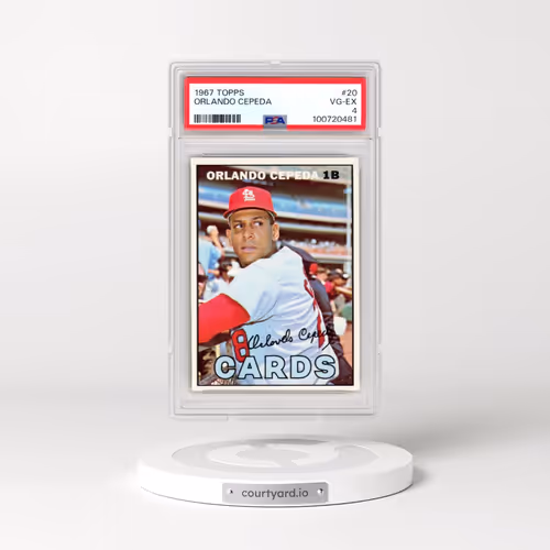 1967 Topps #20 Orlando Cepeda (PSA 4 VG-EX)