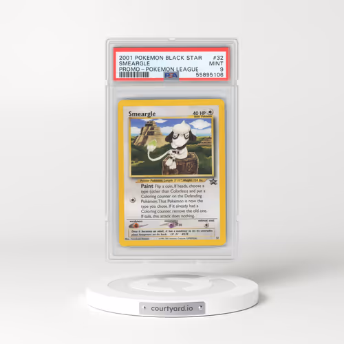 1999 Black Star Promos #32 Smeargle - Pokémon League (PSA 9 MINT)