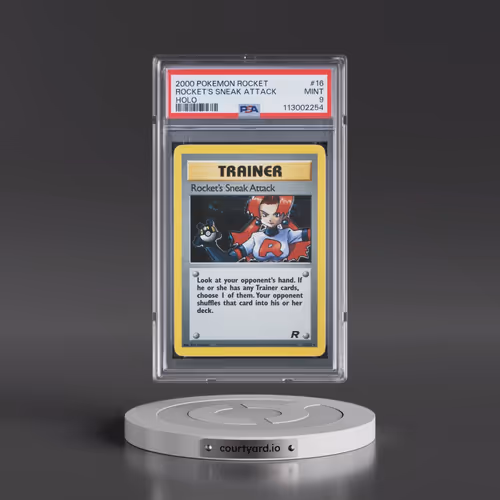 2000 Pokémon Rocket #16 Rocket's Sneak Attack - Holo (PSA 9 MINT)