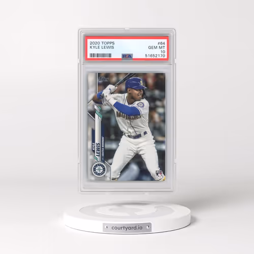 2020 Topps #64 Kyle Lewis (PSA 10 GEM MINT)