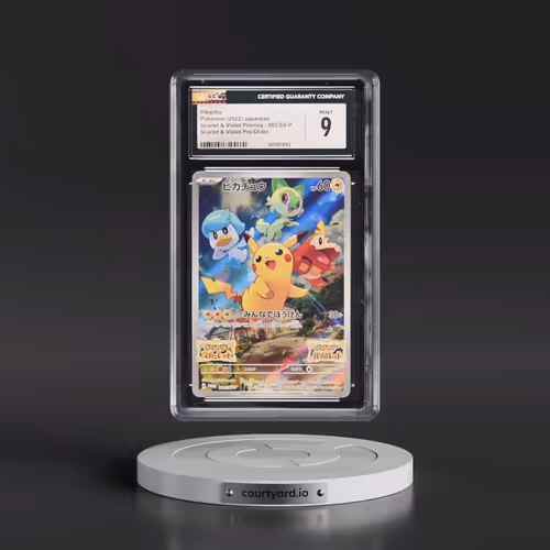 2022 Scarlet & Violet Promos #001/SV-P Pikachu - Scarlet & Violet Pre-Order (Holo) (CGC 9 MINT)