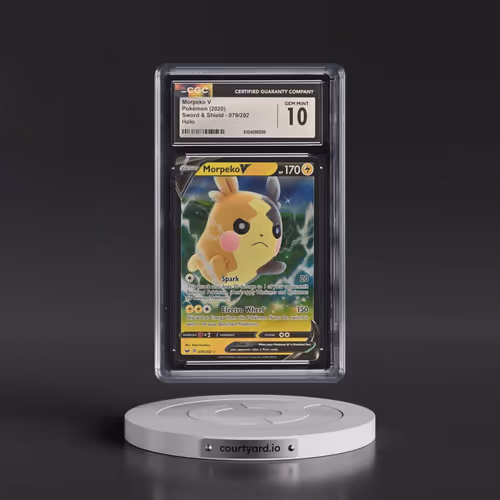 2020 Sword & Shield #079/202 Morpeko V - Holo (CGC 10 GEM MINT)