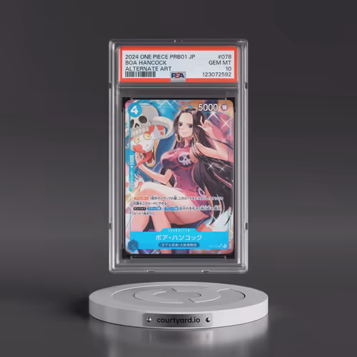 2024 One Piece Japanese PRB01-Premium Booster -One Piece Card the Best #078 Boa Hancock - Alternate