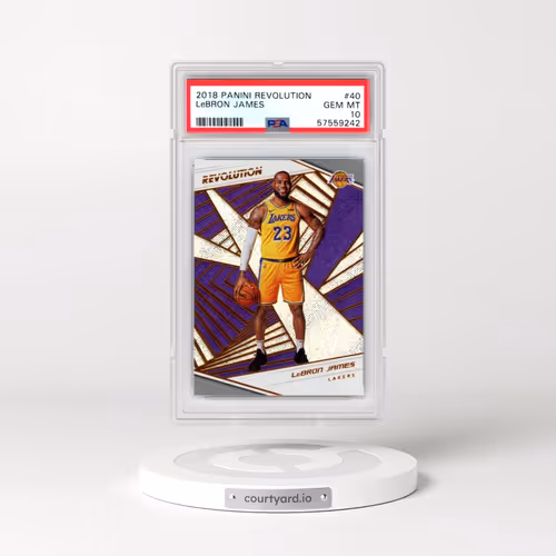 2018 Panini Revolution #40 LeBron James (PSA 10 GEM MINT)