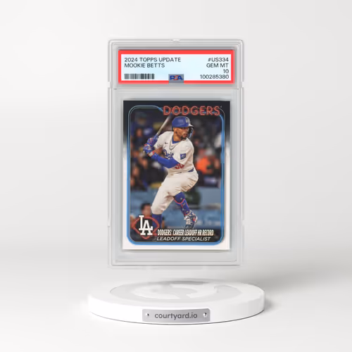 2024 Topps Update #US334 Mookie Betts (PSA 10 GEM MINT)