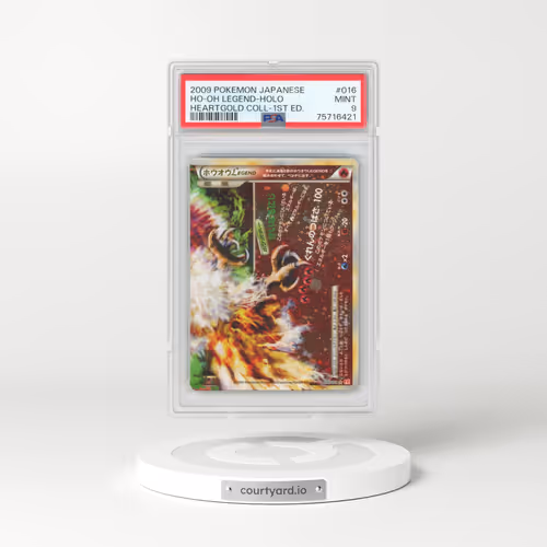 2009 Pokémon Heartgold Collection #016 HO-Oh Legend - 1st Edition Holo (PSA 9 MINT)