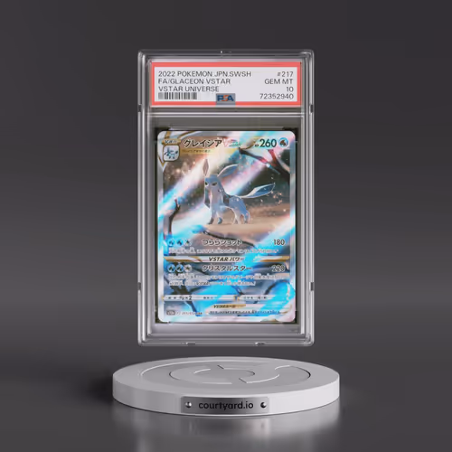 2022 Pokémon Sword & Shield Vstar Universe #217 Glaceon Vstar - Full Art (PSA 10 GEM MINT)