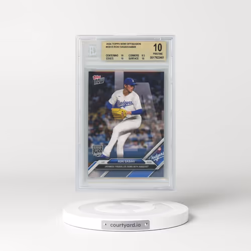2024 Topps Now Offseason #OS13 Roki Sasaki (BGS 10 PRISTINE)