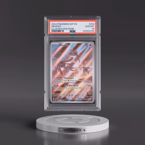 2024 Pokémon Ssp EN-Surging Sparks #204 Mesprit - Illustration Rare (PSA 10 GEM MINT)