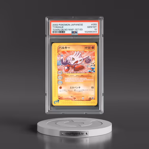 2002 Pokémon the Town on No Map #055 Tyrogue - 1st Edition (PSA 10 GEM MINT)