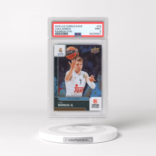 2016 Upper Deck Euroleague #23 Luka Doncic - Rainbow Foil (PSA 9 MINT)
