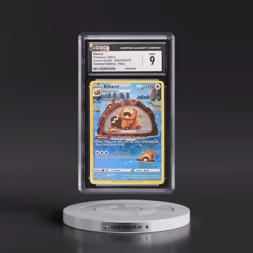 2023 Crown Zenith #GG25/GG70 Bibarel - Galarian Gallery Holo (CGC 9 MINT)