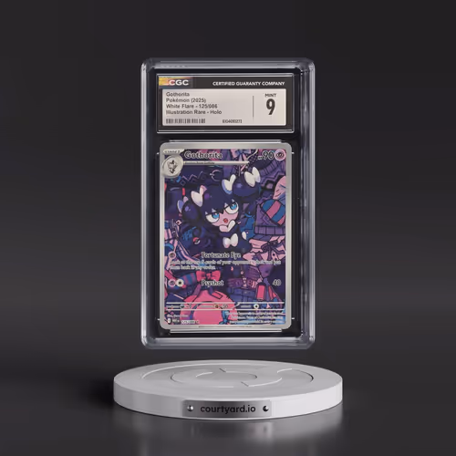 2025 Pokémon Wht EN-White Flare #125 Gothorita - Illustration Rare (CGC 9 MINT)