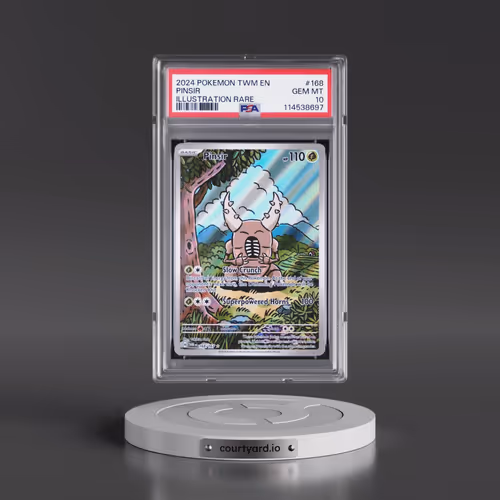 2024 Pokémon Twm EN-Twilight Masquerade #168 Pinsir - Illustration Rare (PSA 10 GEM MINT)