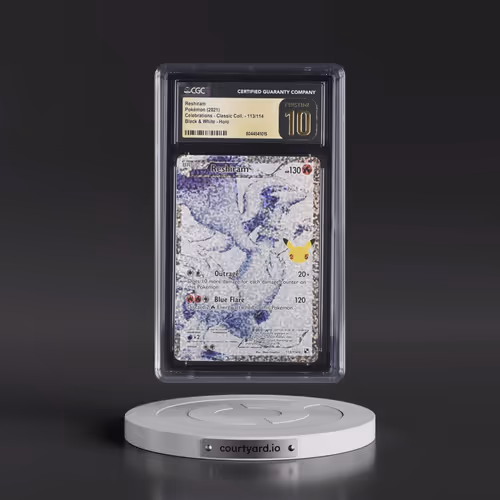 2021 Celebrations - Classic Collection #113/114 Reshiram - Black & White Holo (CGC 10 PRISTINE)