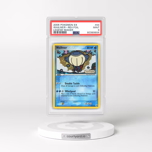 2006 Pokémon EX Legend Maker #69 Wailmer - Reverse Foil (PSA 9 MINT)