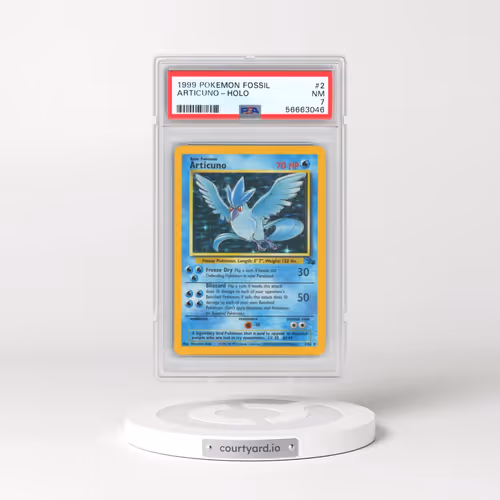 1999 Pokémon Fossil #2 Articuno - Holo (PSA 7 NM)