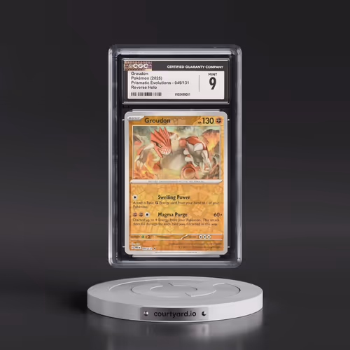 2024 Prismatic Evolutions - PRE EN #049/131 Groudon - Reverse Holo (CGC 9 MINT)