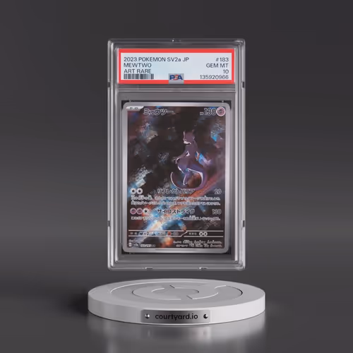 2023 Pokémon Sv2a-Pokémon 151 #183 Mewtwo - Art Rare (PSA 10 GEM MINT)