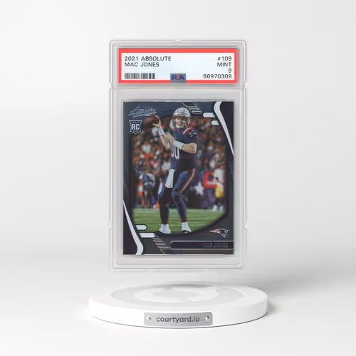 2021 Panini Absolute #109 Mac Jones (PSA 9 MINT)