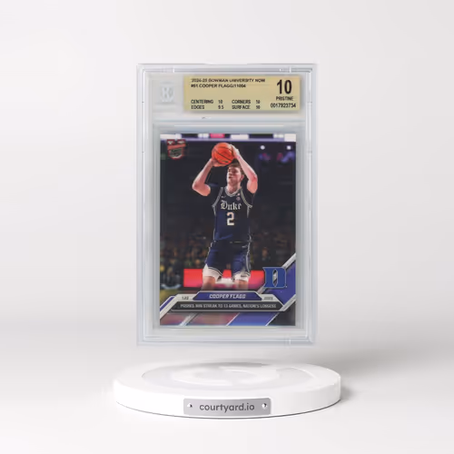 2024-25 Bowman U Now #51 Cooper Flagg (BGS 10 PRISTINE)