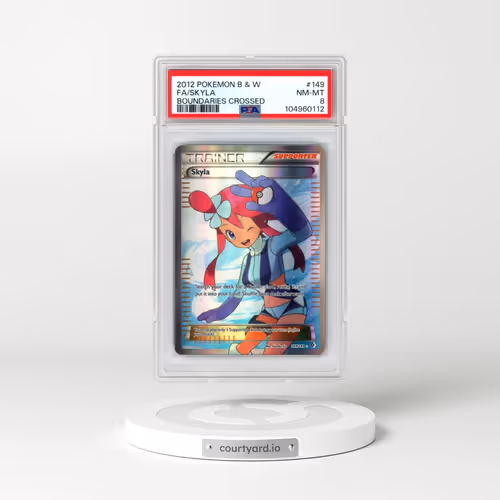 2012 Pokémon Black & White Boundaries Crossed #149 Skyla - Full Art (PSA 8 NM-MT)