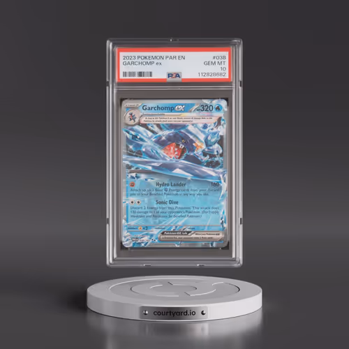 2023 Pokémon Par EN-Paradox Rift #038 Garchomp EX - Holo (PSA 10 GEM MINT)