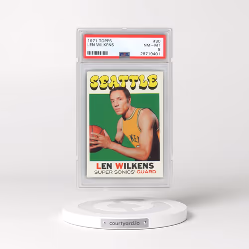 1971 Topps #80 Len Wilkens (PSA 8 NM-MT)