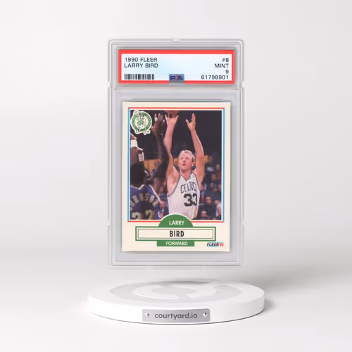 1990 Fleer #8 Larry Bird (PSA 9 MINT)