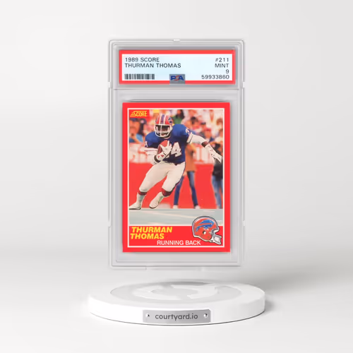 1989 Score #211 Thurman Thomas (PSA 9 MINT)